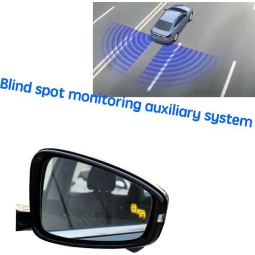 Car BSD BSM BSA Blind Area Spot Warning Drive Mirror Rear Radar Detection System For Roewe ei6 2016~2020