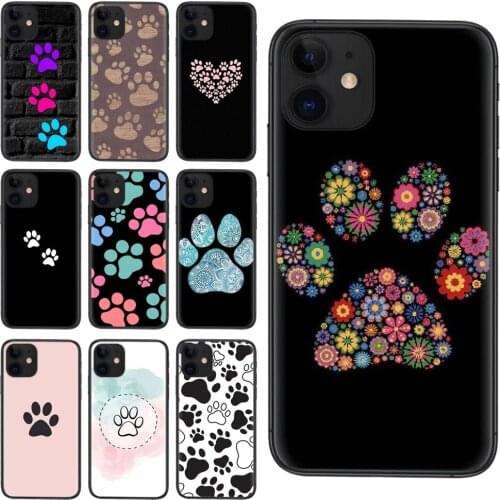 Dog Footprint Paw Printing Custom Discount Online Protective Phone Skin Case For Galaxy S30 S21 S20 Fe S10 S10E S9 S8 S7 S6
