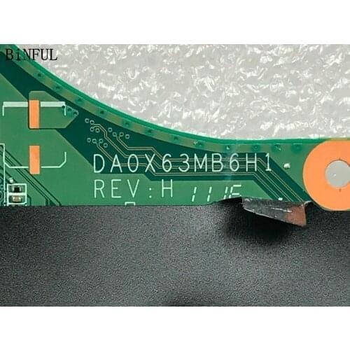 DA0X63MB6H1 REV : H FOR HP PROBOOK 450 G3 NOTEBOOK MAINBOARD PROCESSOR I5-6200U +GPU 90 DAYS WARRANTY