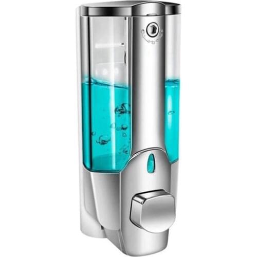 Soap Dispenser Wall Mount, 350Ml/12Oz Hand Liquid Shampoo Shower Gel Dispenser for Bathroom Kitchen Office