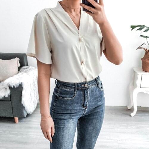 FICUSRONG Blouses With Sleeves