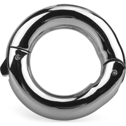 Magnetic Cock Rings male chastity Penis Cage Ball Scrotum Stretcher Testis Weight Delay Ejaculation Sex Toys For Men