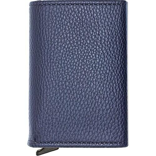 Garbalia Jordan Navy Blue Male Automatic Mechanismed Wallet