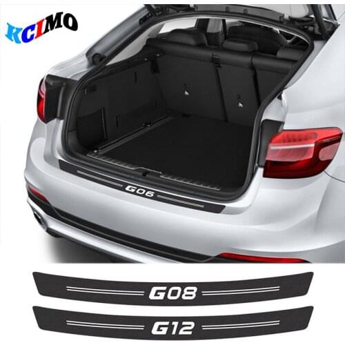Carbon Fiber Trunk Decal Car Sticker For BMW G30 G20 G01 G02 G05 G06 G07 G08 G11 G12 G15 G16 G21 G22 G23 G31 G38 Car Accessories
