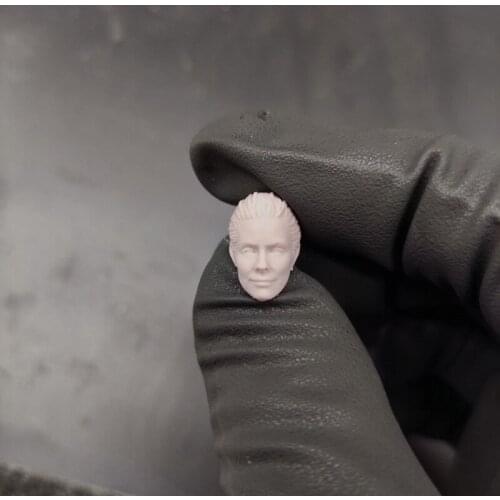 1/18 Scale Nicole Lilly CHead Head Sculpt Unpainted Fit 3.75" Figure