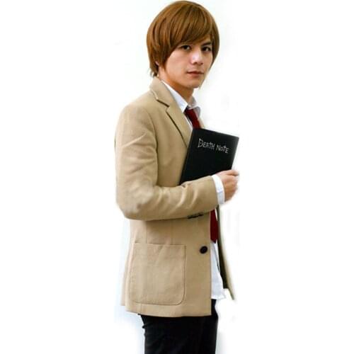 2020 New Hot Death Note Light Yagami Cosplay Halloween Party Clothing Men Costume