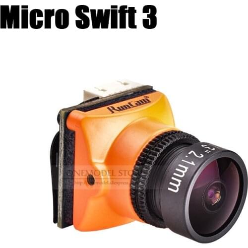 New Arrival RunCam Micro Swift 3 FPV Camera 2.3mm lens DC 5-36V Sensor IR Blocked For RC Drone FPV Racer Multirotor Parts