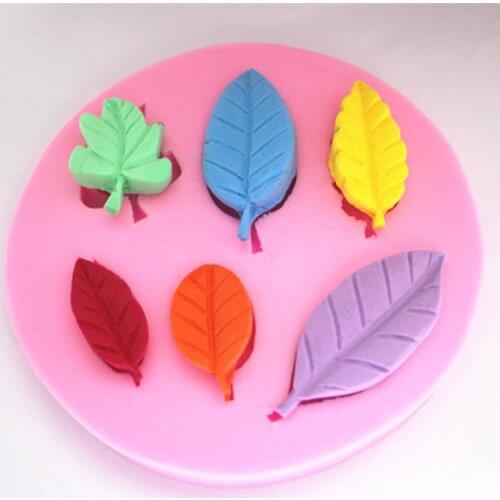 New Leaf Silicone Mould Fondant Leaf Mold - Sugarcraft Leaf candy Mold FM011