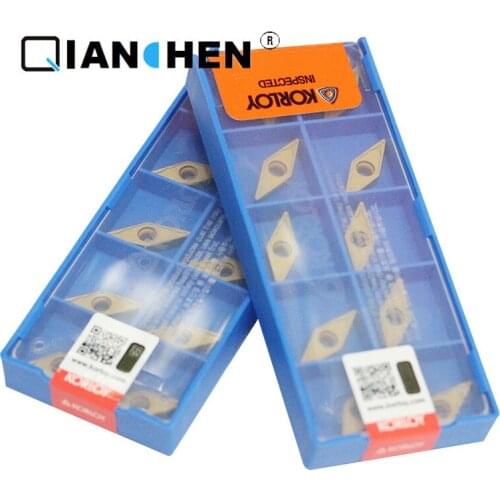 Original Korea Korloy VBMT110304-HMP NC3020 VBMT110304-HMP NC3210 VBMT160404 PC9030 (10pcs/lot)Internal turning tool Inserts