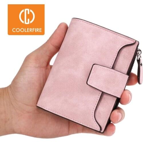 Hot Design Womens Coin Bag Short Zipper High Quality Wallets for Female Small Cute Fashion Purse Two Fold Small Wallet PJ011