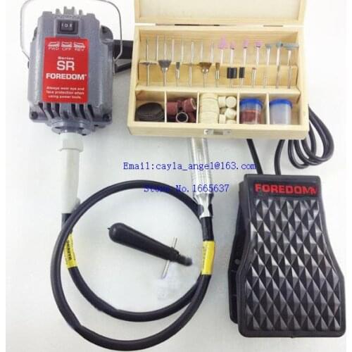 Popular ! Jewelry Tools SR Flex Shaft Machine & 100pcs Accessories, For Carving, Grinding, Carving, Gemstones