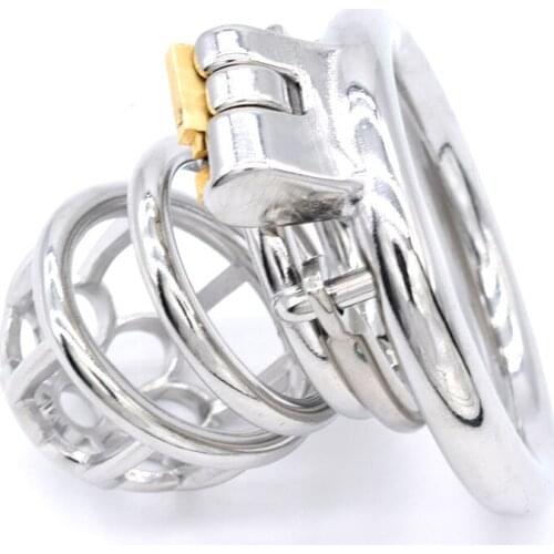 Sex Products Metal Cock Cages Chastity Devices Penis Lock BDSM Male Chastity Cage Sex Toys For Men Dick Ring