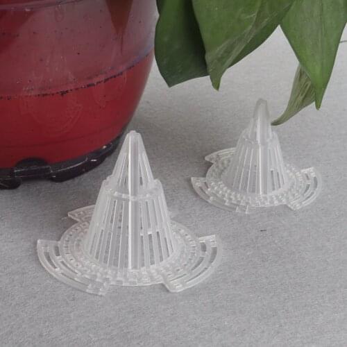10pcs Pot Hole Mesh Cup Leakproof Flower Conical Bonsai Pot Bottom Coniform Grid Mat Bottom Net Prevent Soil Loss Breathable Cup