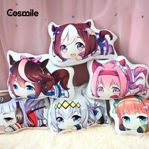 Cosmile Game Pretty Derby Special Week 2-Sides Plush Cushion Toy Soft Pillow Fashion Creative Gift Hot New C