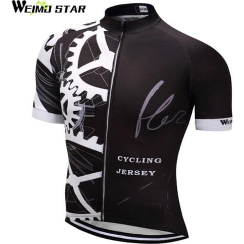 Cycling Jersey WEIMOSTAR Men Bicycle Short Sleeve Gear Racing Sport mtb Men Breathable Bike Jersey Bicycle Clothing Wear