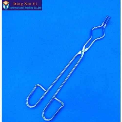 30CM Crucible tongs chromium plating process The laboratory with the crucible tongs