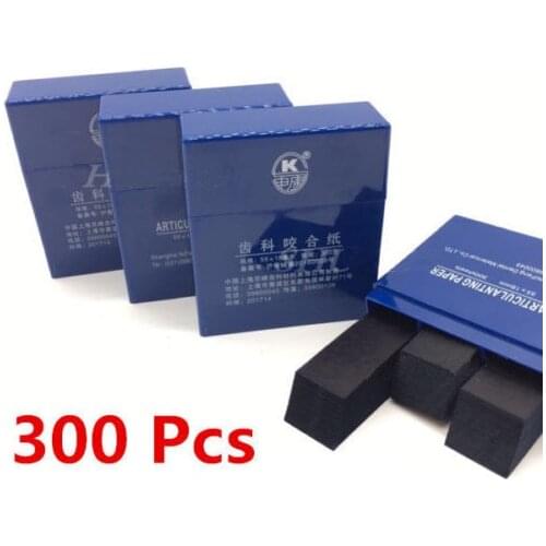 300 Sheets Dental Articulating Paper Dental Lab Products Teeth Whitening Oral Care tools 55*18mm