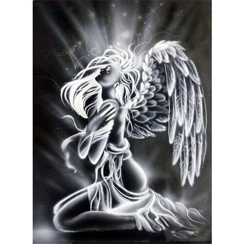 Fantasy abstract Angel diamond painting Full drill square round mosaic Diamond set Picture Of Rhinestone Embroidery abstract art