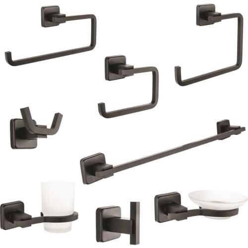 Bathroom Accessories Stainless Steel Polish Towel Shelf Toilet Paper Holder Soap Holder Towel Rack Toothbrush Holder Robe Hook