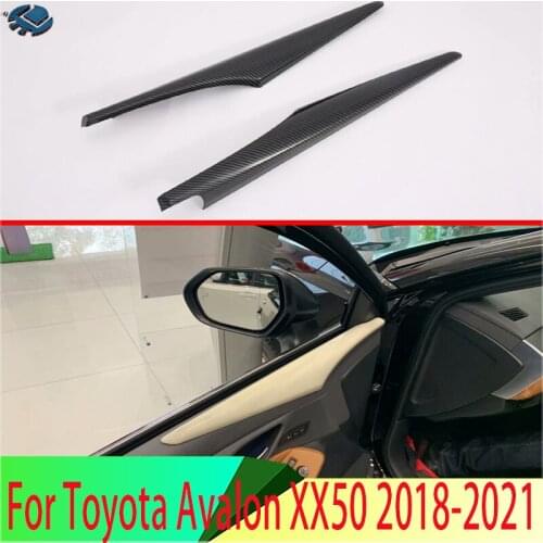 For Toyota Avalon XX50 2018 2019 2020 Car Inside Door Garnish Body Trim Accent Molding Cover Bezel Styling Protector
