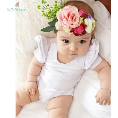 Hot Sale!!baby Candy Colored Short Sleeved Clothing Triangle Sleeve Boats Climbing Pajamas New Cotton Bodysuit Baby Girl Clothes