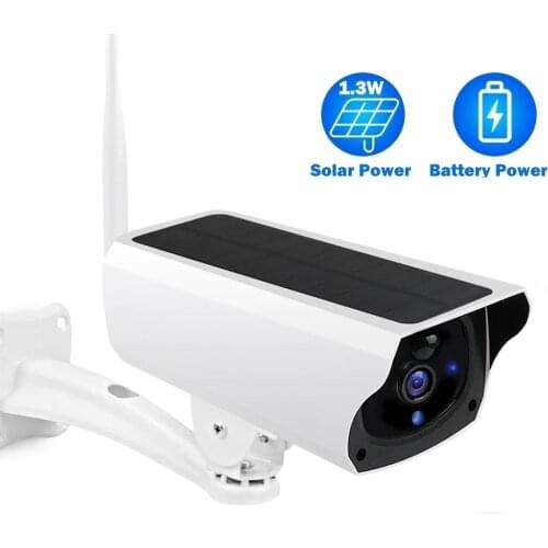 Outdoor WIFI IP Camera Solar Panle Battery Security Camera Wireless Surveillance Solar CCTV Camera 2MP PIR Motion Alarm Push P2P