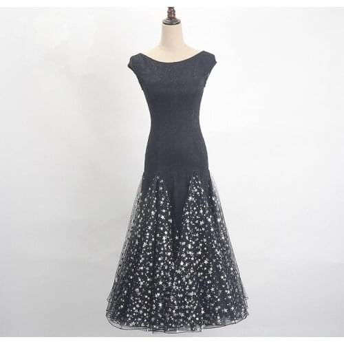 Women Advanced lace Ballroom Competition Dance Dress High Quality Professional Dance Skirt Adult Standard Ballroom Dance Dresses