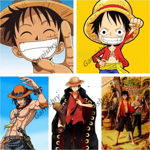 Hot Anime Character 5d Diamond Painting Diy Cartoon Embroidery Cross Stitch Kits Diamond Mosaic Boy Room Decor Christmas Gift