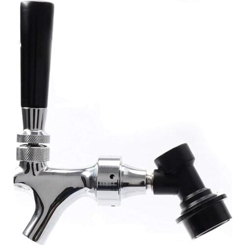 Promotion! Beer Tap Faucet With Ball Lock Home Brewing Stainless Steel Stem Draft Beer Keg Faucet With Ball Lock Disconnect Chro