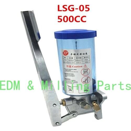 CNC Manual Grease Pump Unit LSG-05 Machine Mount Hand Punch Oiler Mill Tool 500CC