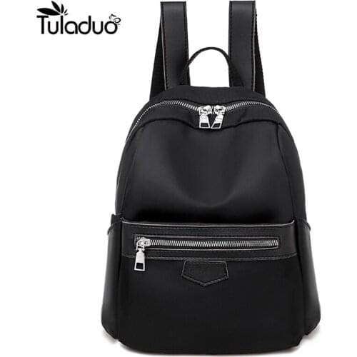 High Quality New Fashion Ladies Backpacks Female Oxford Spinning Multi-function University Bags Girls Backpack Leisure Backpack