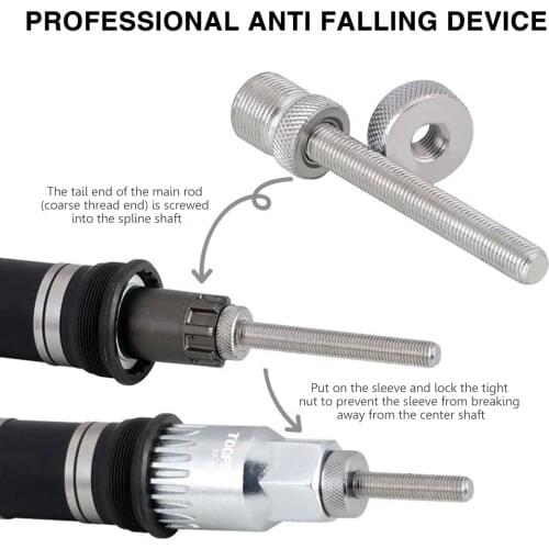 Bike Center Shaft Crank Extractor Bottom Bracket Remover Biking Portable Dustproof Cycling Puller Mountain Bicycle