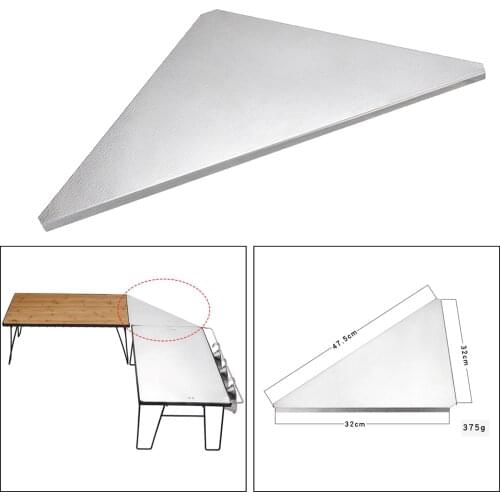 Stainless Steel Pattern Triangle Roof Panel Multi-purpose Table Accessories Auxiliary Tray Support