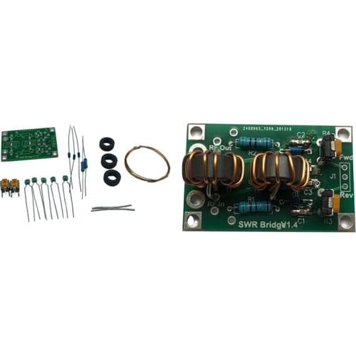 1 Set 1.8M-30MHz SWR Bridge 1.4 Assembly Kits Electronic Components RF SWR Reflection Bridge for RF Network