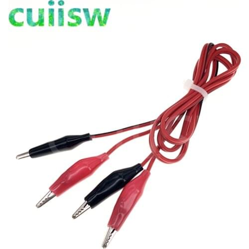 1pcs Double-ended Test Leads Alligator Crocodile Roach Clip Jumper Wire alligator clip