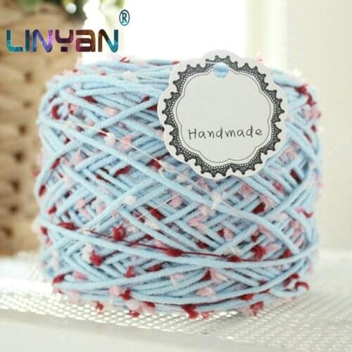 3balls*125g Thick yarn for knitting Wool Cotton crochet yarn Mohair tape yarn thread yarn for hand knitting ZL5270
