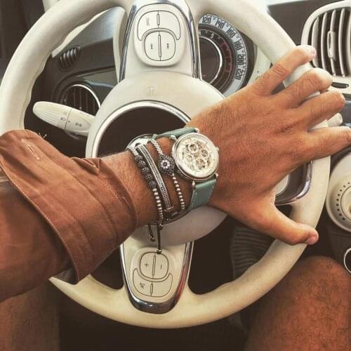 3pcs/set Braided Braiding Bracelet Pave CZ Zircon Bracelet Luxury Jewelry