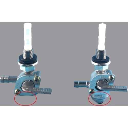 Gasoline generator fuel tank switch accessories 168F190F 2-8KW, internal/external thread fuel tank switch, oil outlet