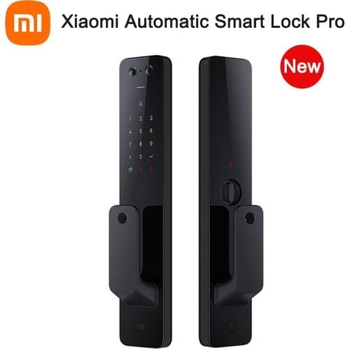 New Xiaomi Automatic Smart Door Lock Pro Biometric Fingerprint NFC Security Smart Lock Work with Apple HomeKit & Mi Home App
