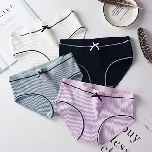 3 Piece/Lot Seamless Panties Womens Solid Silk Panties Skin-Friendly Female Underwear Lady Briefs Woman Knickers Underpant