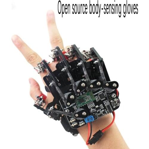 New Open Source Bionic Robot Wearable Mechanical Glove for Robot control Arduino Version