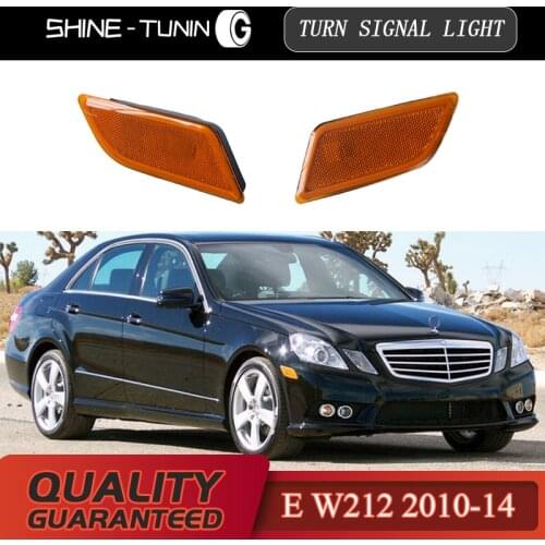 Side Marker Light Lamps for W212 E300 E350 E550 2010-14 for Turn Signal Light without light blub A2128200121 R A2128200021 L