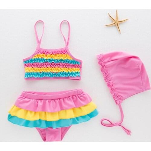 Baby Swimwear Girls Clothes Toddler Girls Summer Clothing Beachwear Swimming Baby Girl Bodysuit Children Swimwear Set
