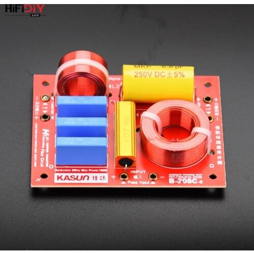HIFIDIY LIVE 2Way 2Unit (tweeter+bass speaker) Frequency Divider Crossover Filters B-208C Hi-Fi Speakers surround Desktop audio