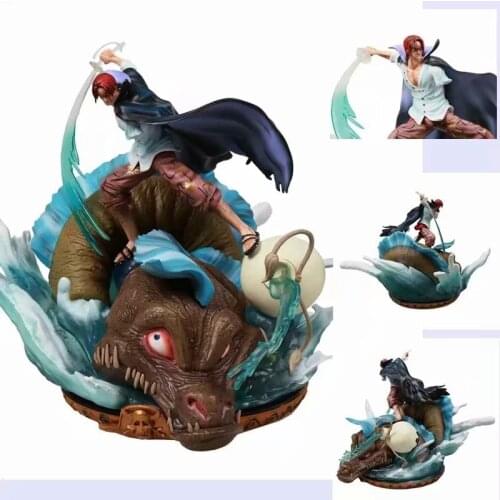 27cm One Piece Shanks PVC Action Figures toys Anime figure Toys For Kids children Christmas Gifts