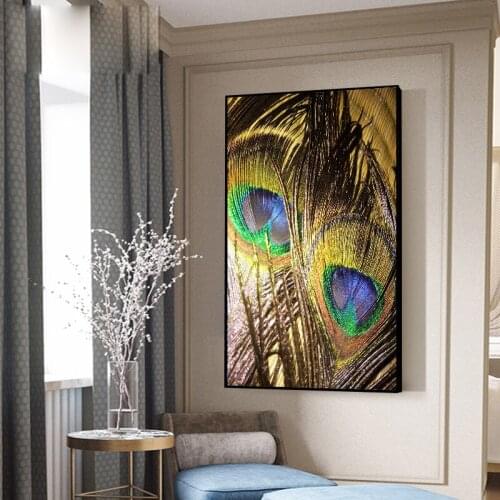 Canvas Painting Modern Abstract Feathers Picture Posters Prints Wall Art Picture Quadro Living Room Home Decorative Paintings