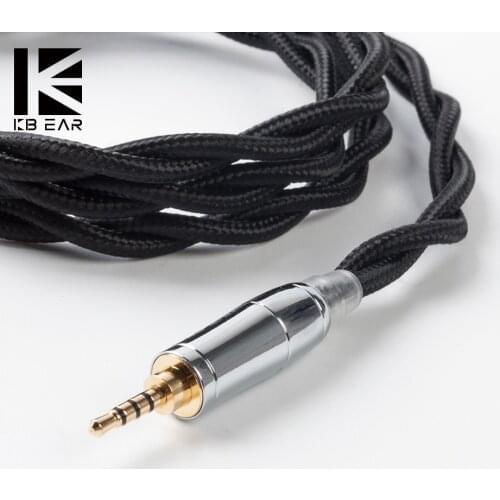 KBEAR 2 Core UPOCC Single crystal Copper cable 3.5/2.5/4.4mm MMCX/0.78mm/QDC 2Pin For ST10S ZSX C12 KXXS ZSN Pro ZSX BL05/03