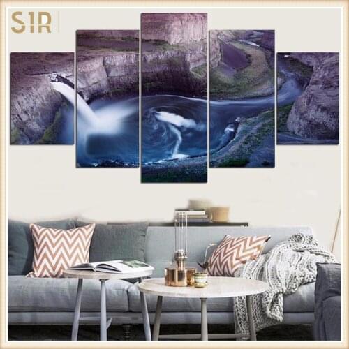 Beautiful Scenery HD Printed 5 Piece Canvas Art Scenery Painting Wall Pictures for Living Room Home Decor Anime Poster Wall Art