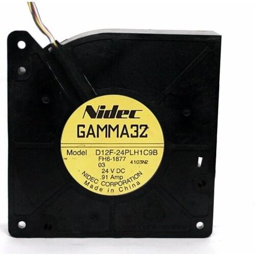 Nidec 12cm 12032 DC 24V 0.91A D12F-24PLH1C9B 3 Line Inverter Turbo Cooling Fan