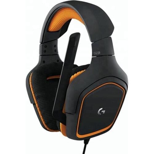New arrival headband 7.1 channel with stick out microphone logitech G231 headset